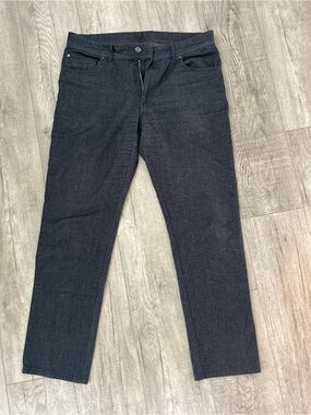 Johnnie O - Men's Dark Indigo Straight Jeans Leg - 34x34